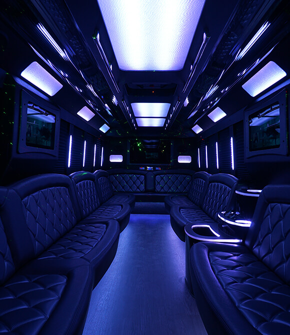 party bus interior