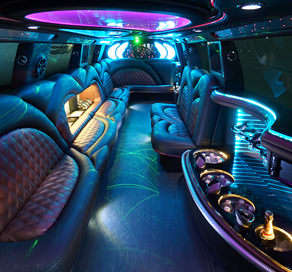 cadillac limo interior