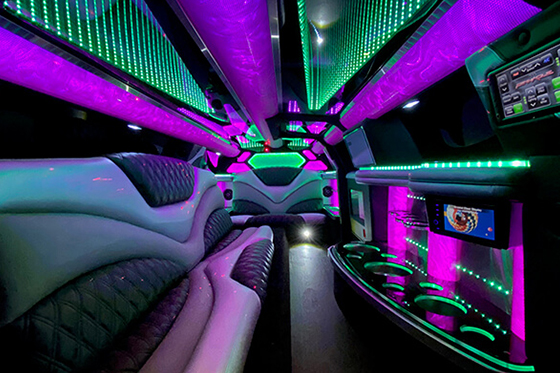 luxury limousine interior