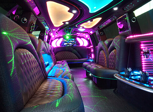 cadillac limo interior