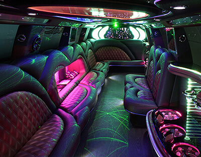 cadillac limo seating